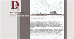 Desktop Screenshot of deckerarchitect.com
